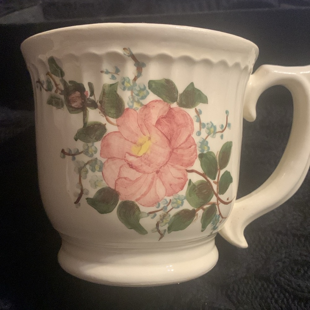 Cash Family Pottery mustache mug hand painted - Picture 2 of 6